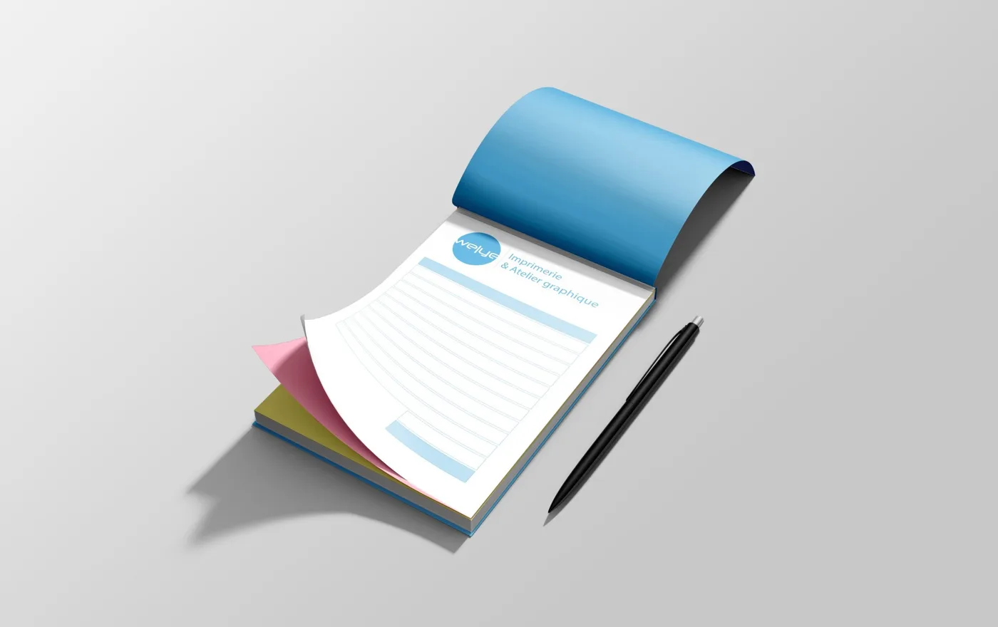 Carbonless pads & forms, printed in Paris — Welye