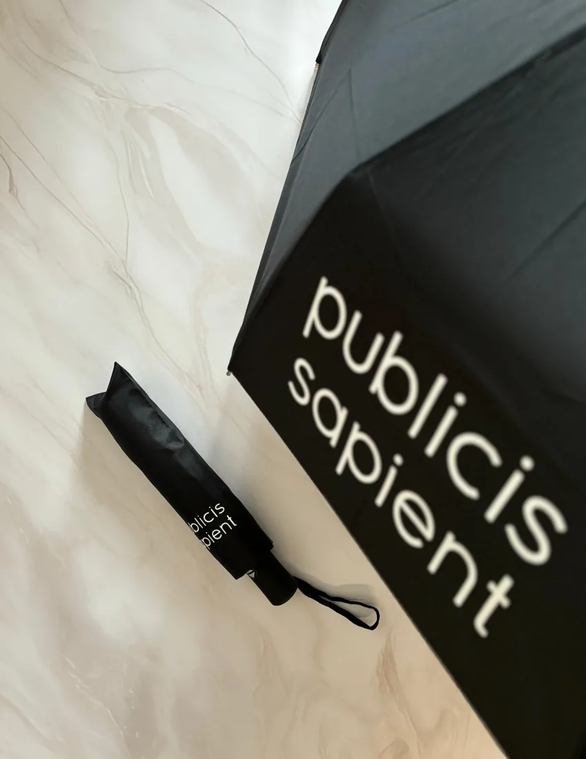 Publicis Sapient — parapluies personnalisés par Welye