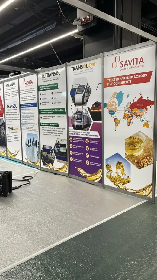 Savita / Transol — stand de salon